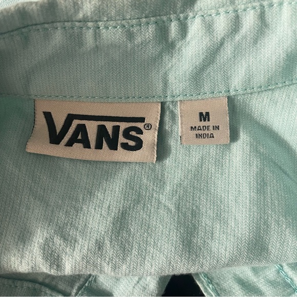 Vans Men’s Green Button Shirt M - Picture 4 of 5